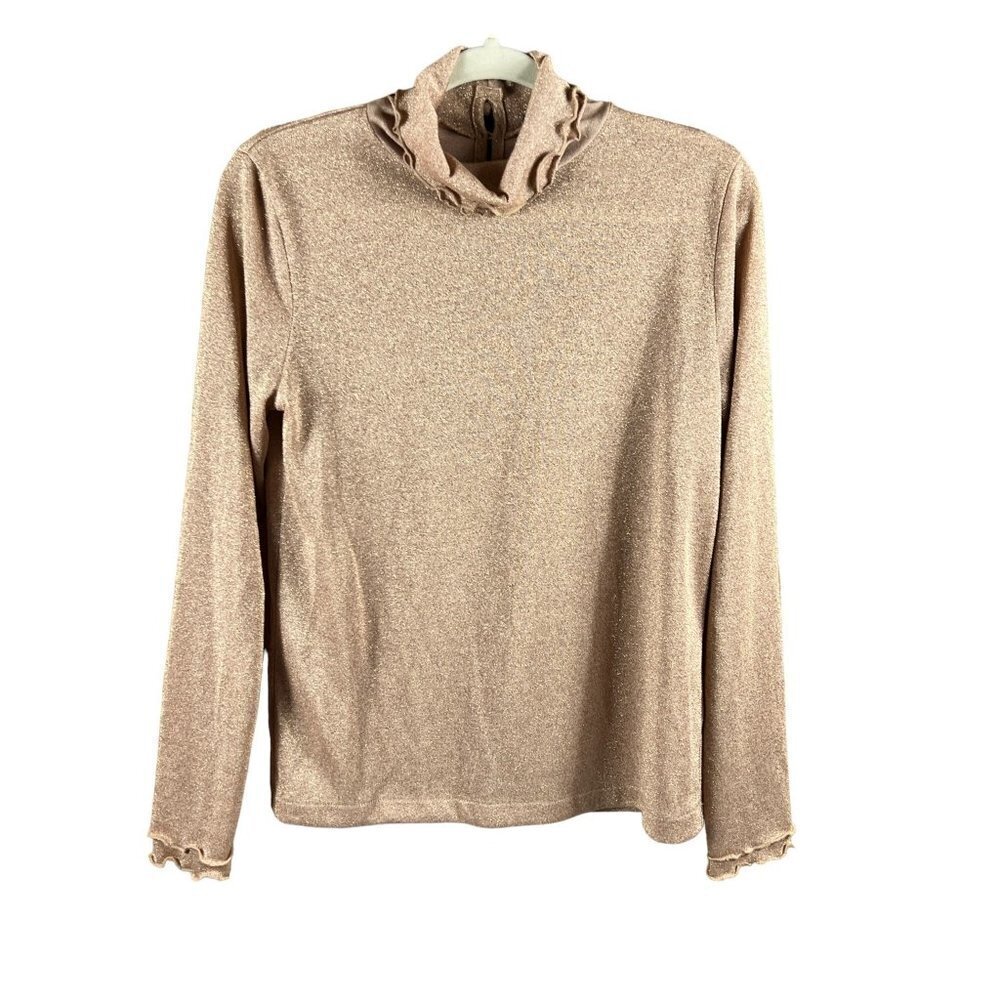 J. Crew Women's Shimmering Long Sleeve Top